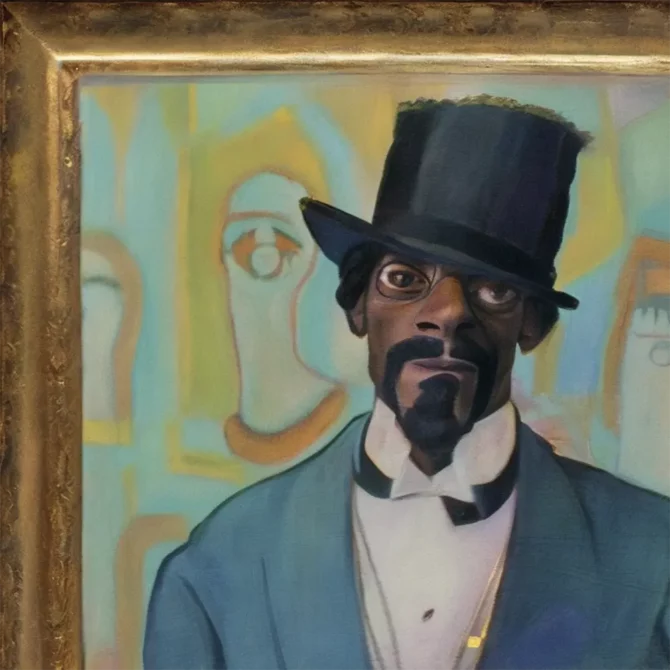 Snoop Dogg in the style of Edgar Degas     8